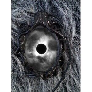Solar Eclipse Pendant Celestial Outer Space Sun Moon and Stars Jewelry
